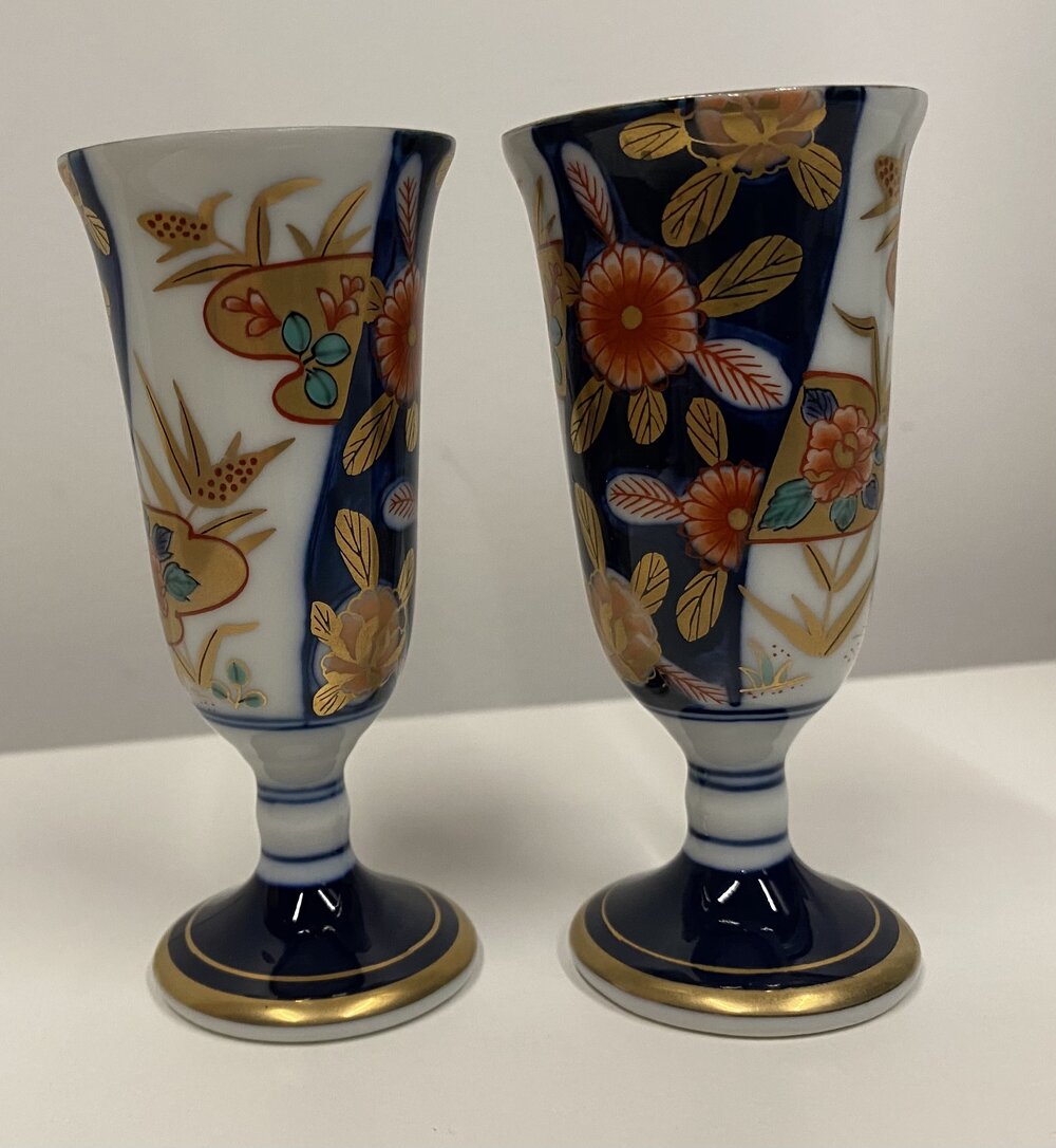 Japanese Sister City - Yokosuka - Goblets