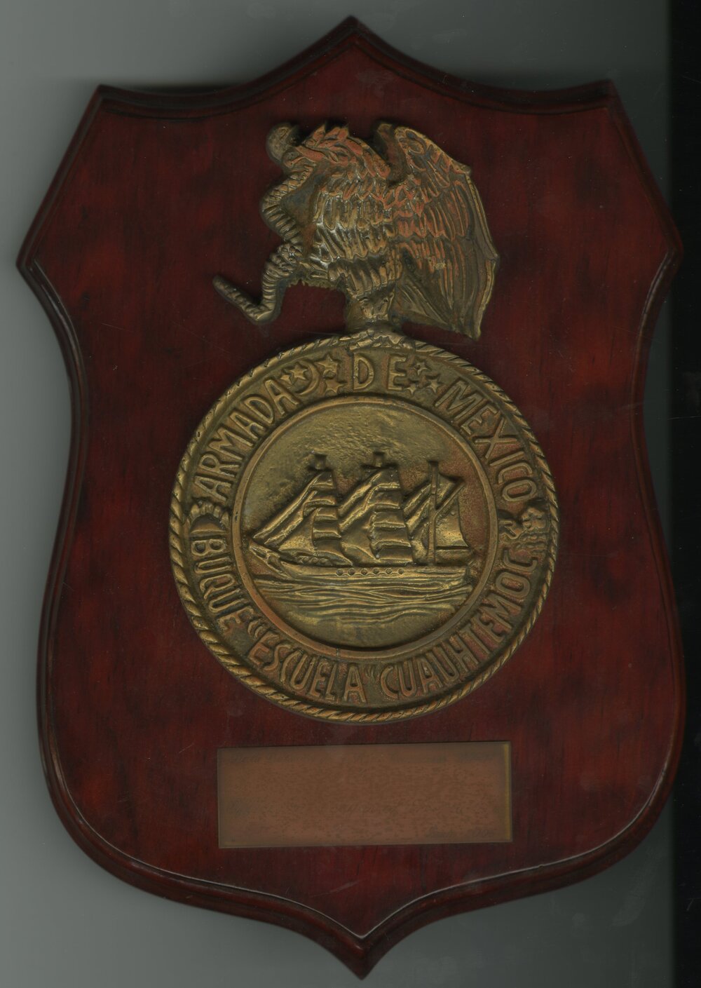 Mexican Navy Plaque - Buque Escuela Cuauhtemoc
