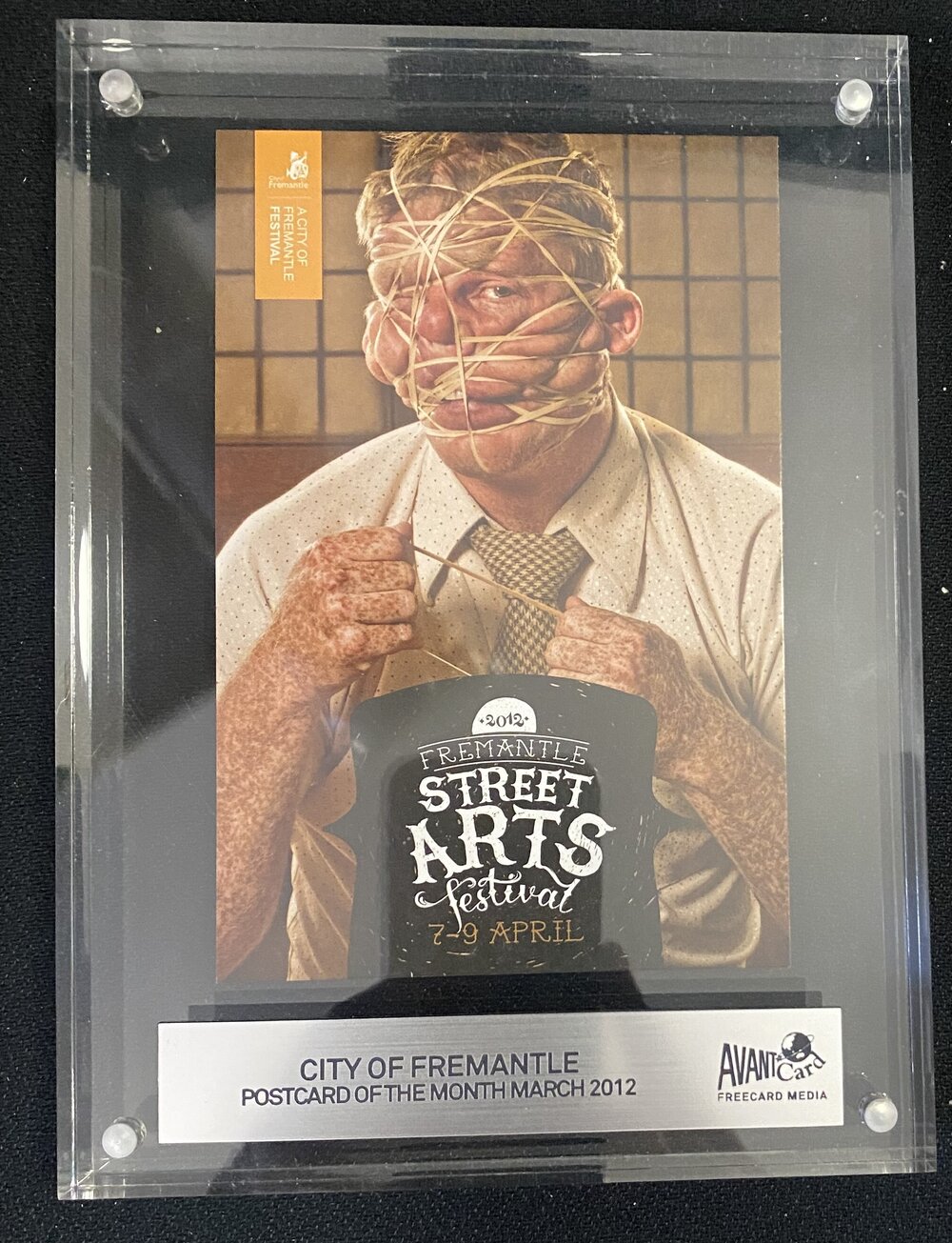 Framed Postcard - Fremantle Street Arts Festival 2012