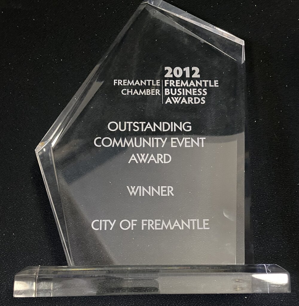 Plaque - 2012 Fremantle Business Awards