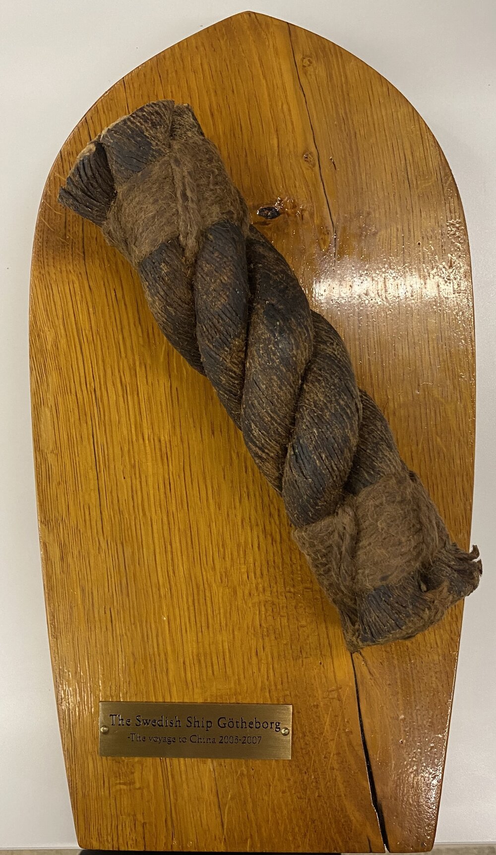 Swedish vessel Gotheborg Plaque