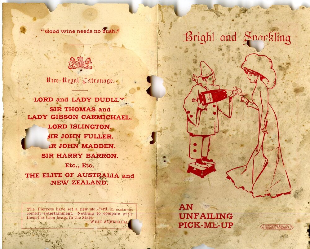 item 4 - The English Pierrots programme
