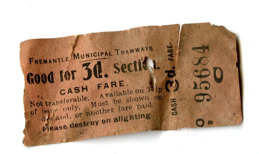 item 6 - Tram ticket