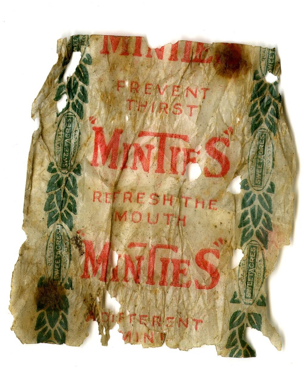 item 20 - Minties wrapper