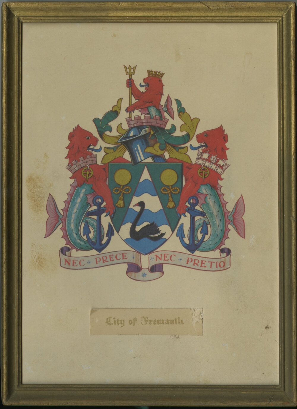 City of Fremantle framed motif