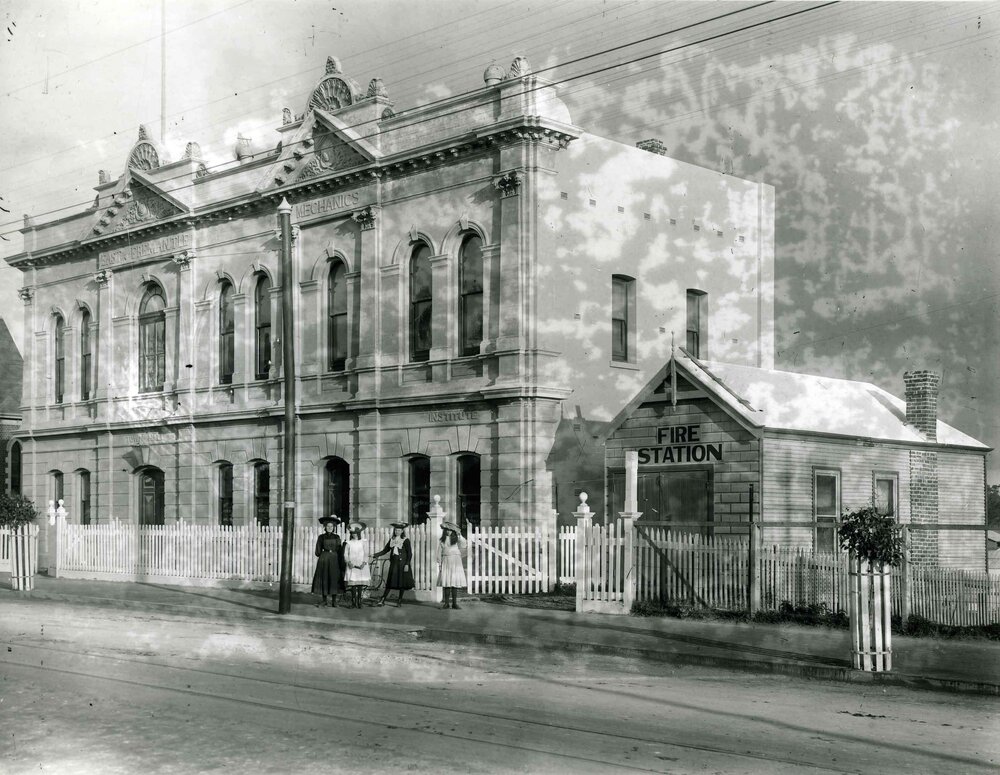 East Fremantle Mechanics Institute, Town Hall &amp; Fire Station.