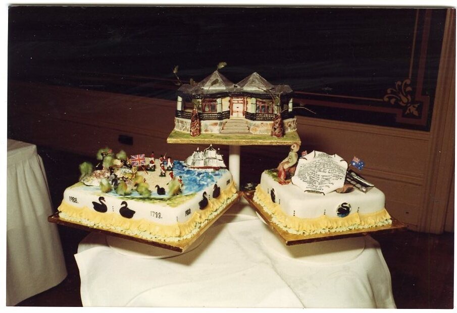 Foundation Day Bicentennial. Cake. 1987