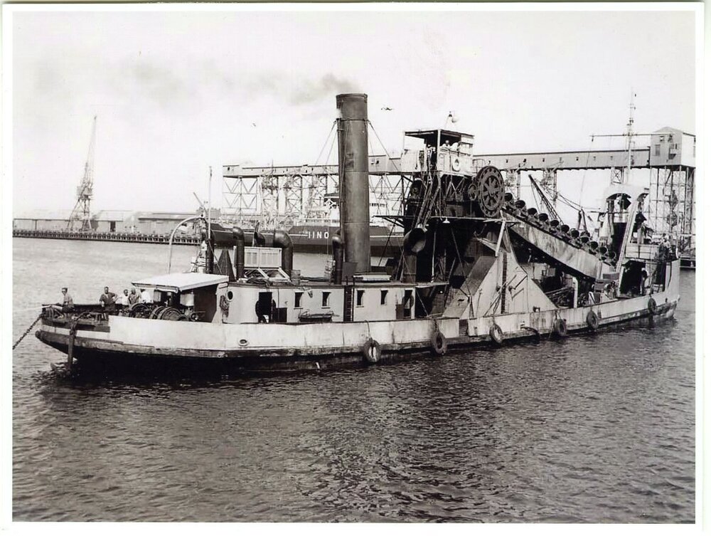 Dredger. Fremantle Port. Unknown Date