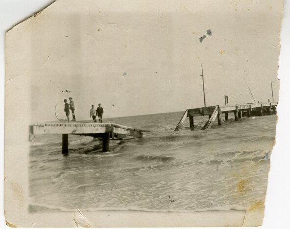 Beach Jetty Washaway. Unknown Date