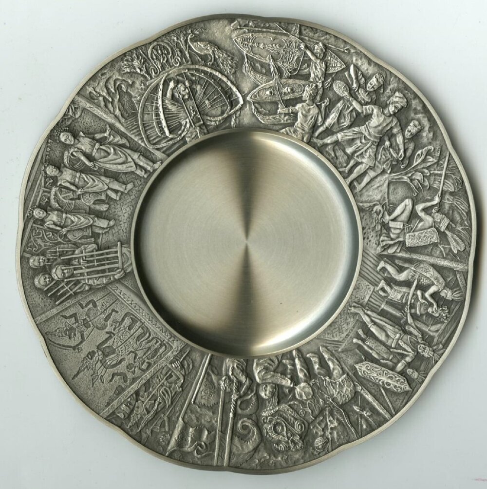 Sister City - Pewter Plate - Seberang Perai