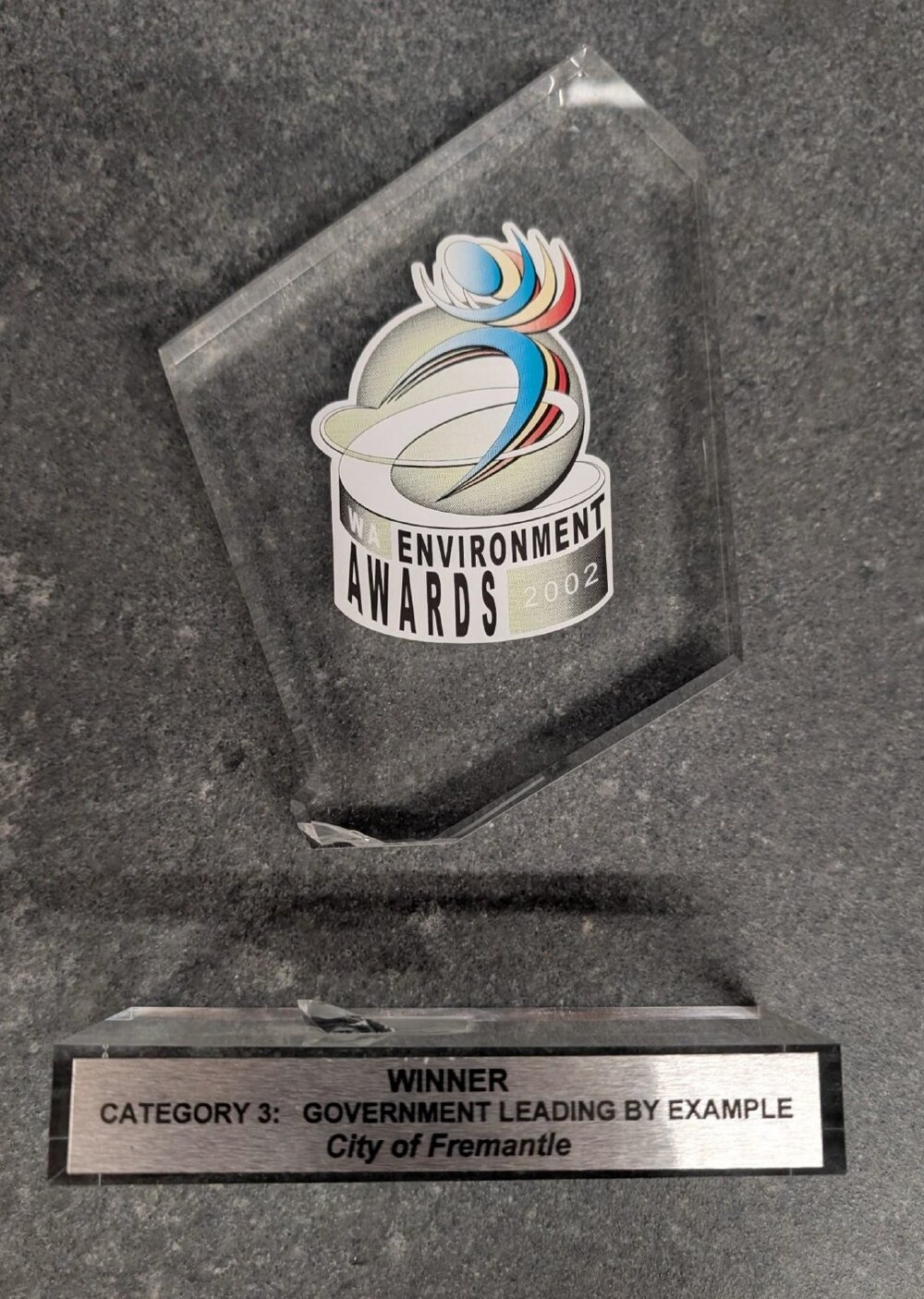 Trophy - WA Environment Awards - Leading By Example