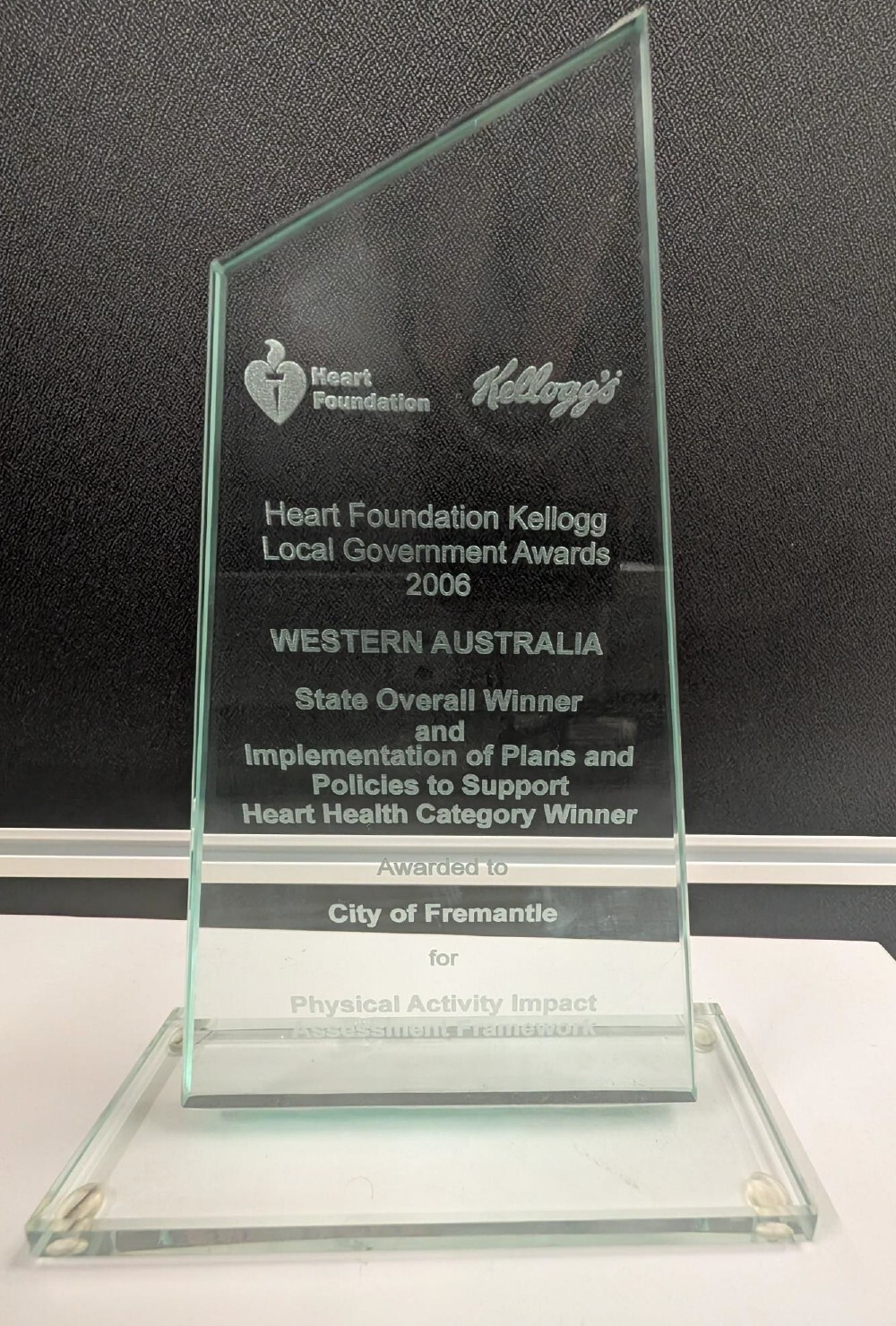 Plaque - Award Heart Foundation
