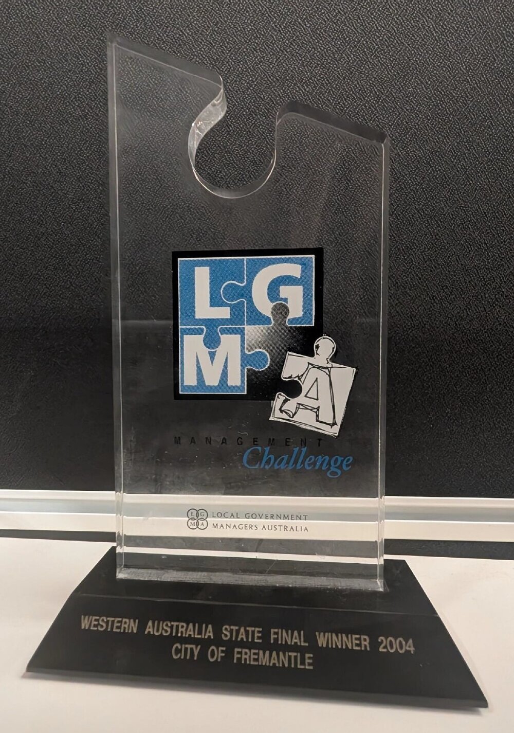 Plaque - Trophy - LGMA Management Challenge