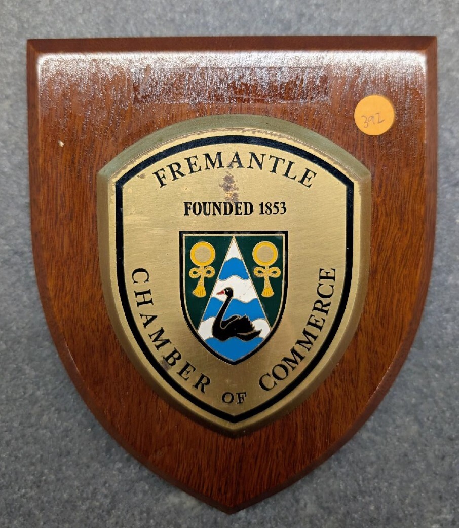 Plaque - Fremantle Chamber of Commerce