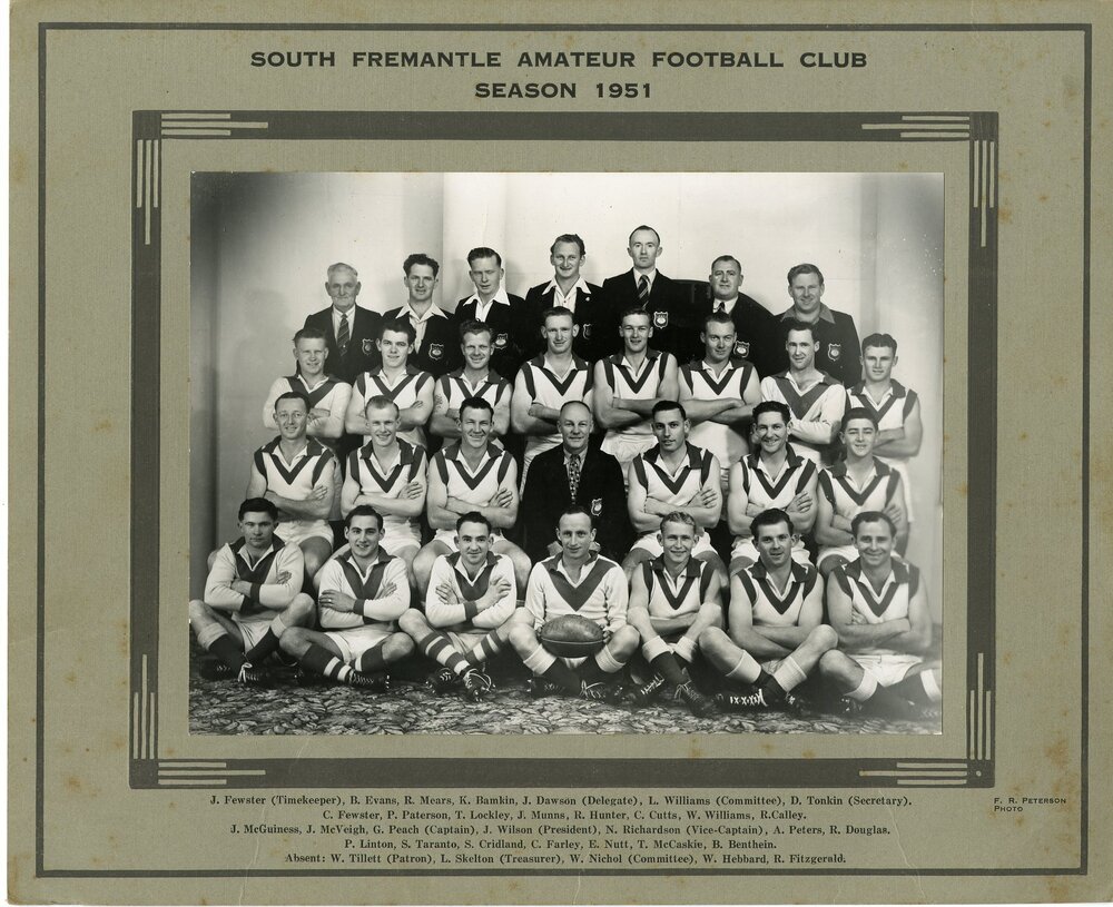 South Fremantle Amateur Football Club - Season 1951
