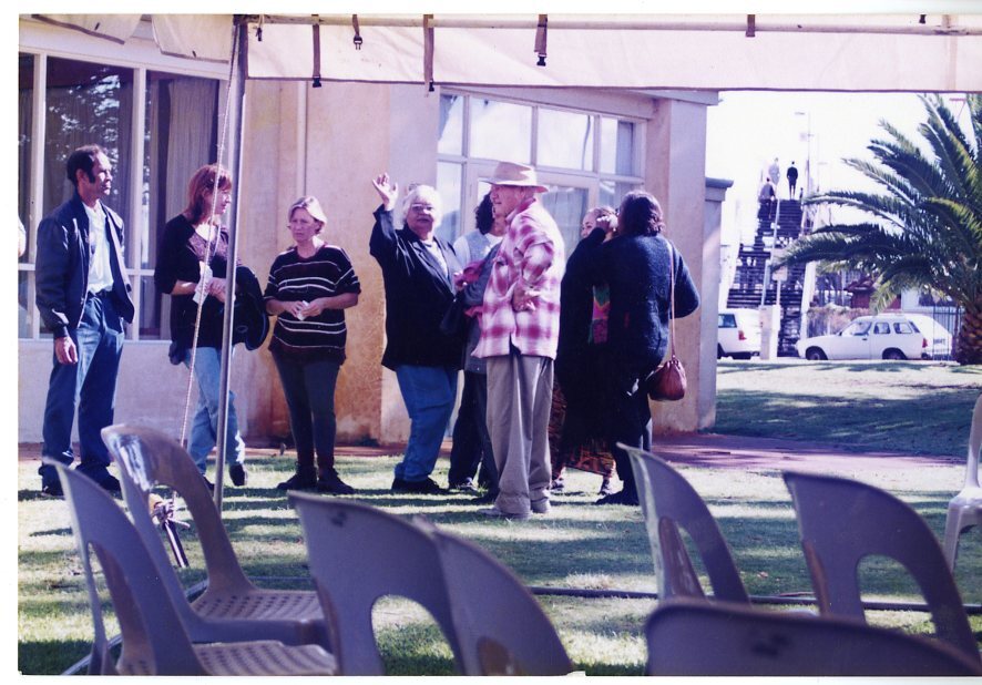 Aboriginal Elders at Pioneer Park ceremony