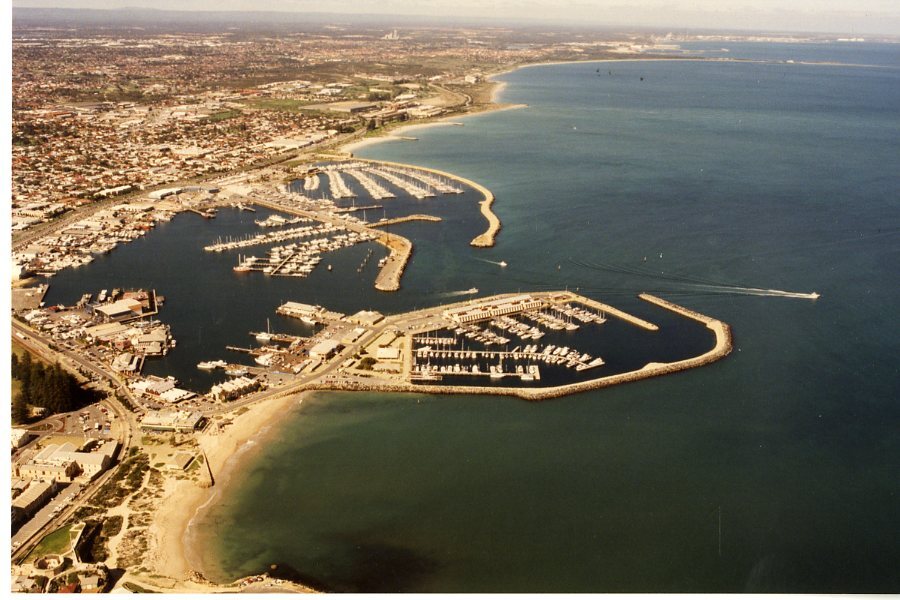 Aerial of Fremantle, c2001