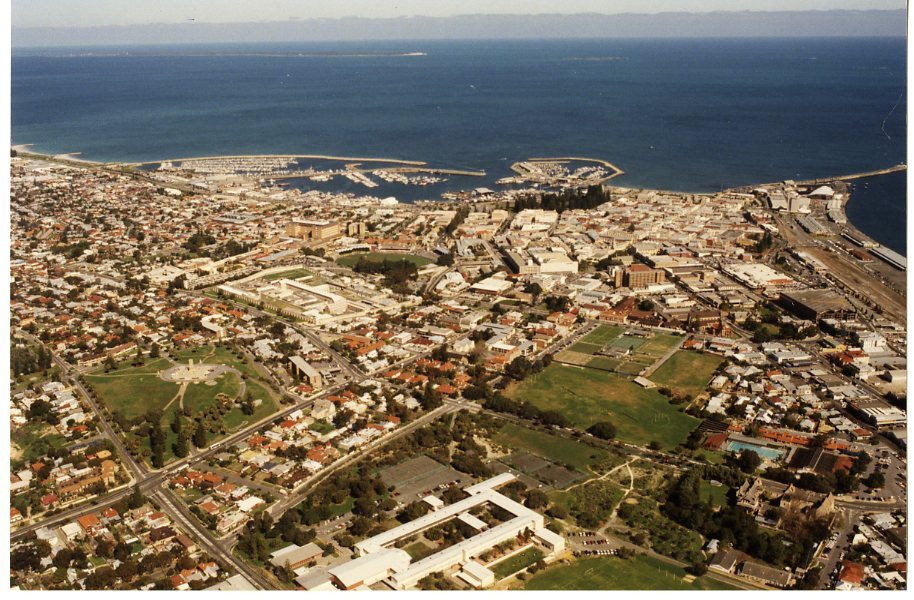 Aerial of Fremantle, c2001