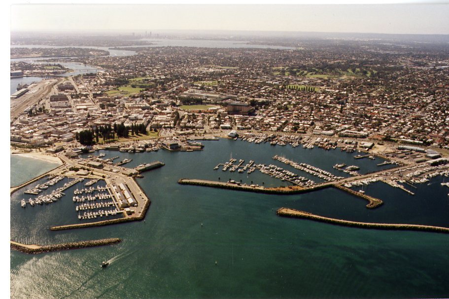 Aerial of Fremantle, c2001