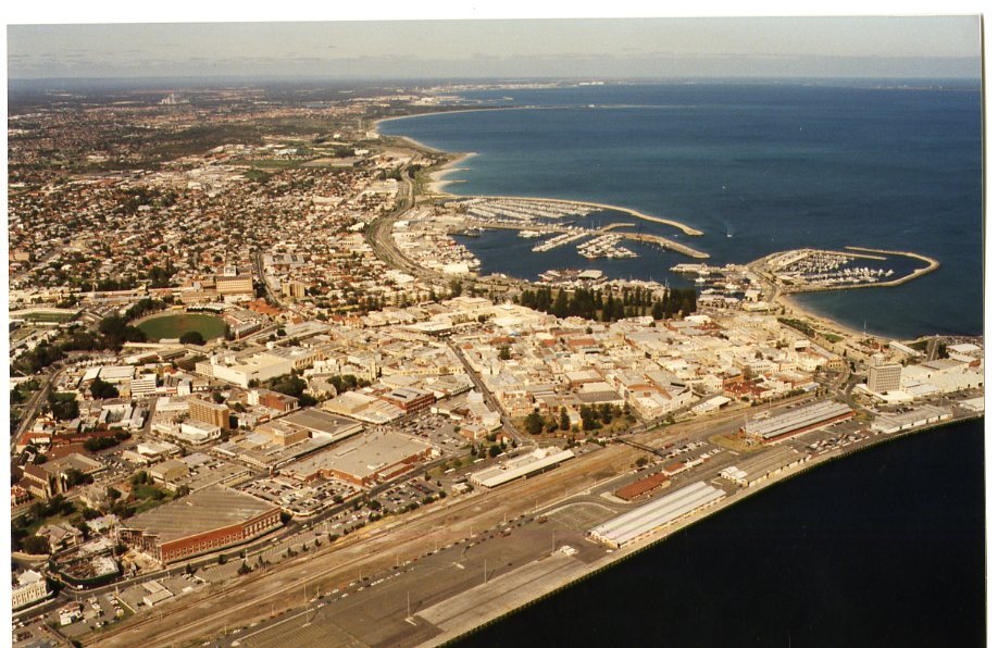 Aerial of Fremantle, c2001
