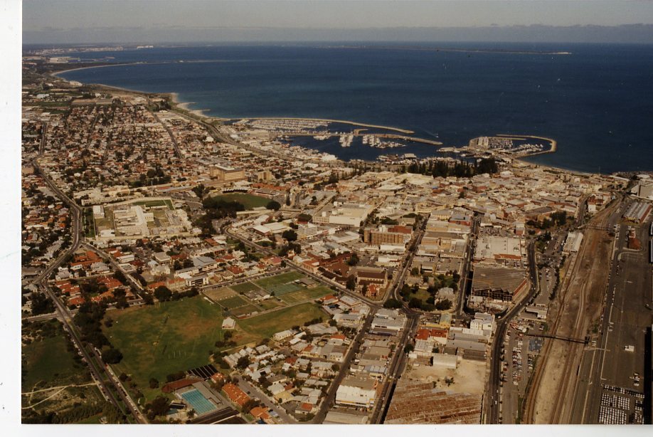 Aerial of Fremantle, c2001