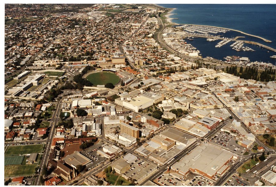 Aerial of Fremantle, c2001