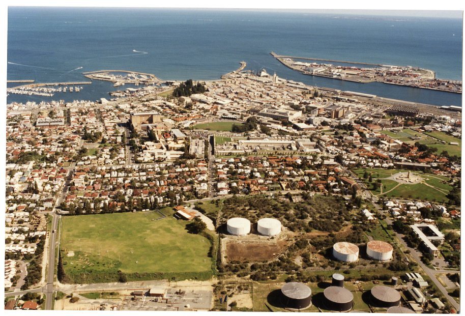 Aerial of Fremantle, c2001