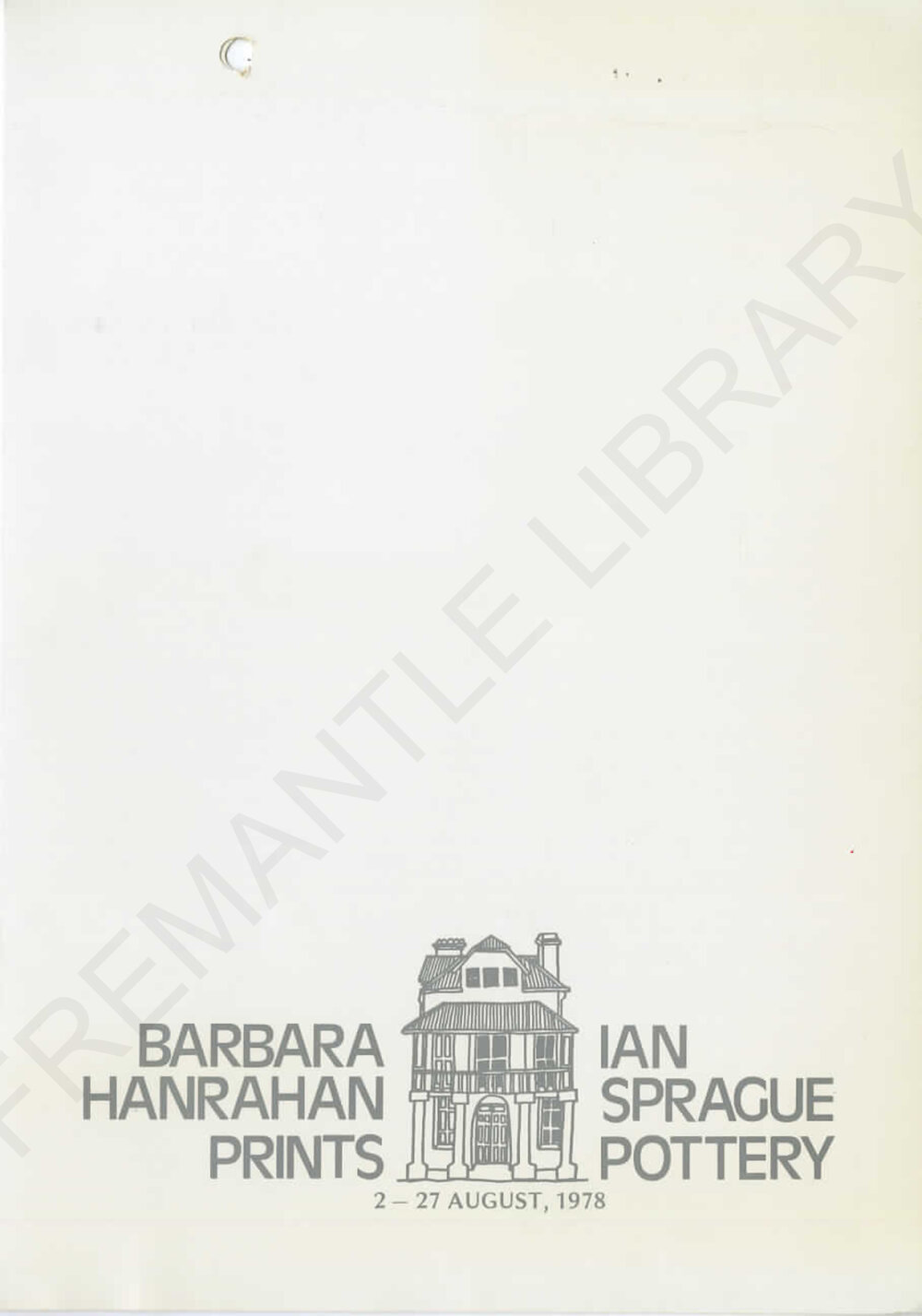 Barbara Hanrahan prints and Ian Sprague pottery