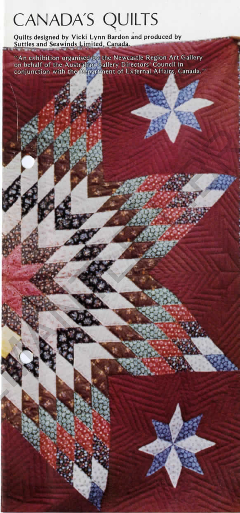 Canada's Quilts 1979