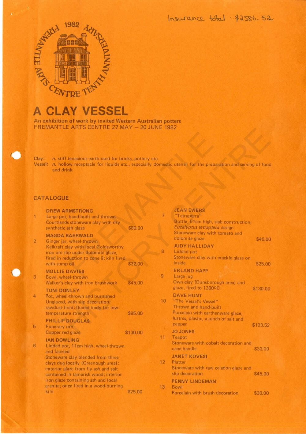 A Clay Vessel - Western Australian Potters