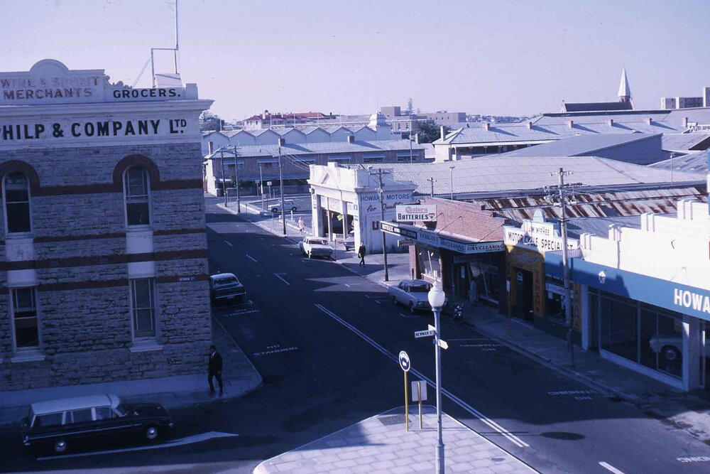 Corner of William and Newman Streets