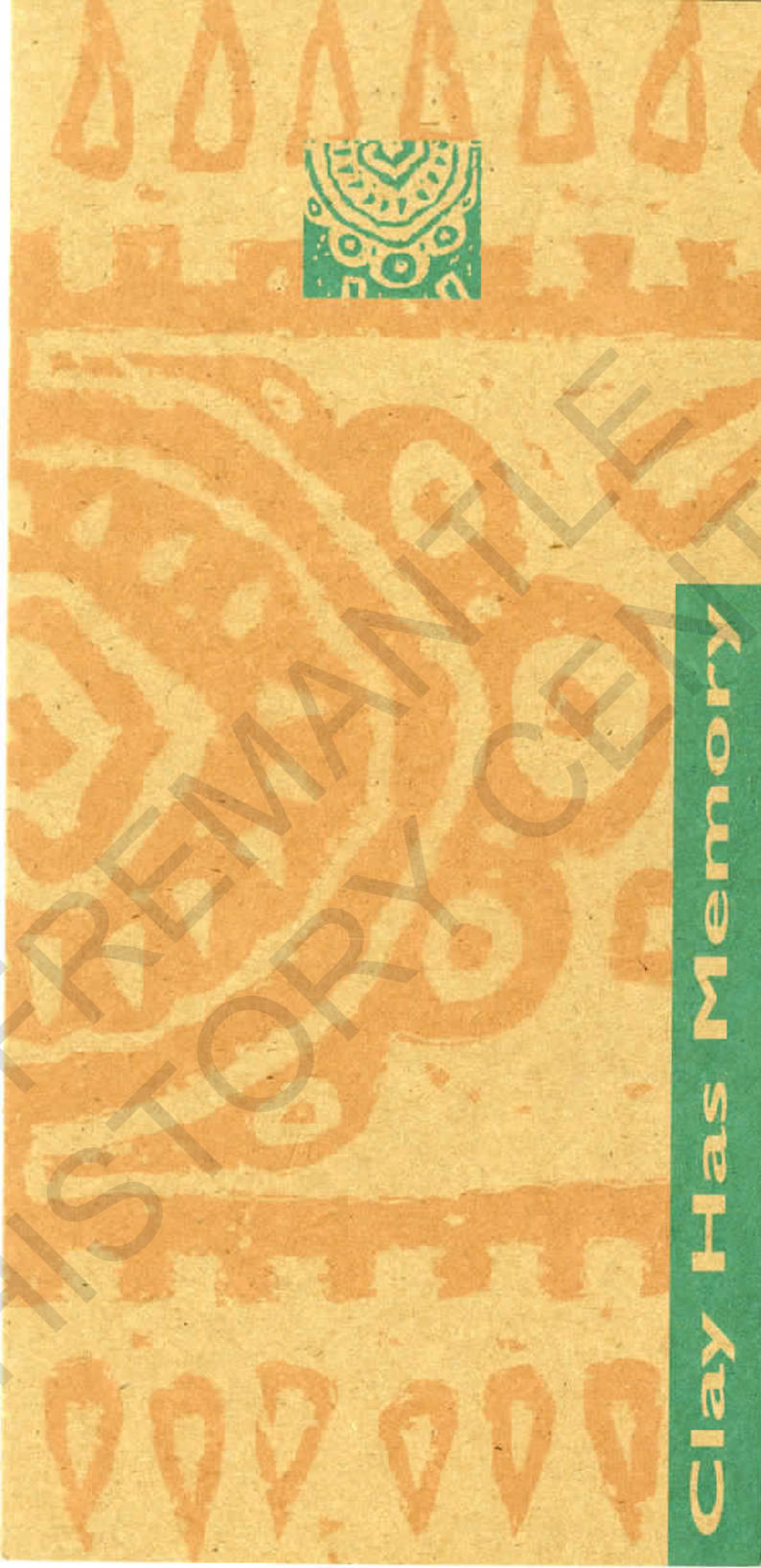 Clay has Memory &amp; Traditional Cloth Meaning