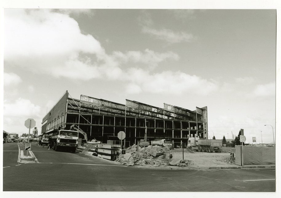Demolitan of wool stores, n.d.