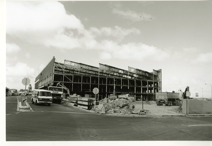 Demolitan of wool stores, n.d.