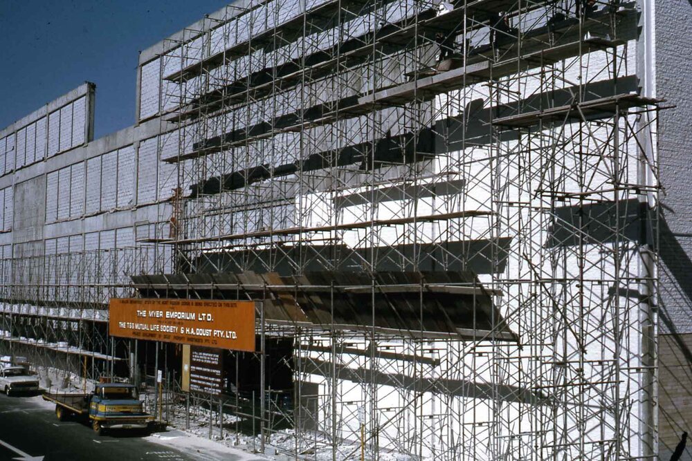 Myer under construction