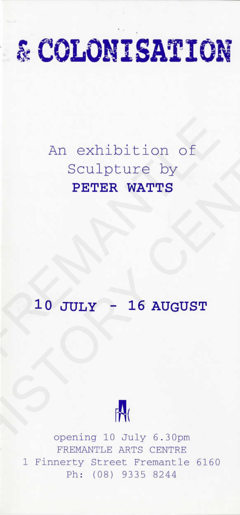 Colonisation - Peter Watts