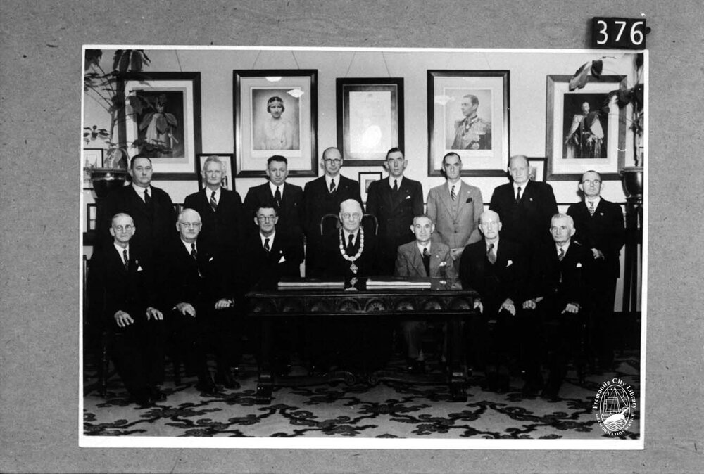 Mayor, Councillors and officials