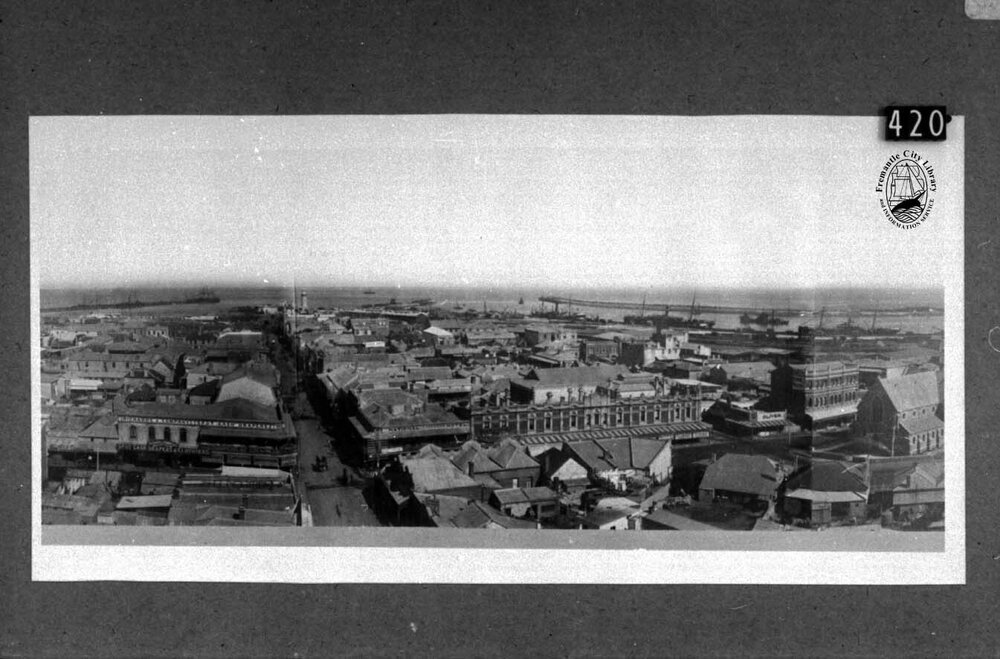 Fremantle Harbour from the Town Hall