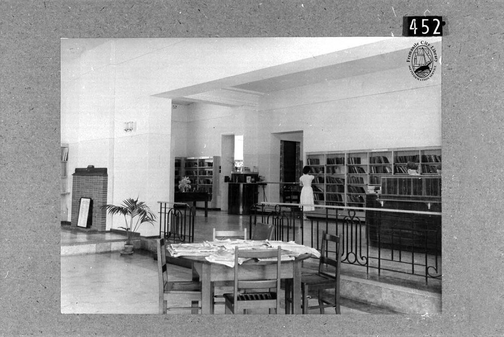Interior of the Evan Davies Civic Library