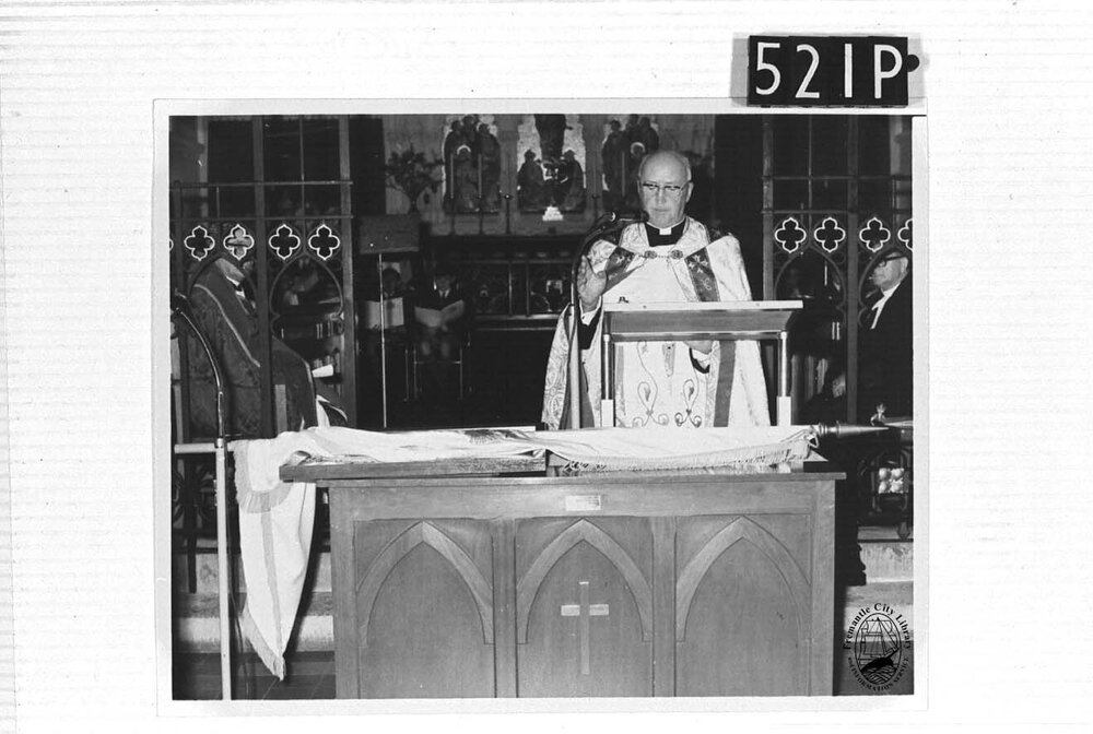Rev. Father J. Burke blessed the Emblems