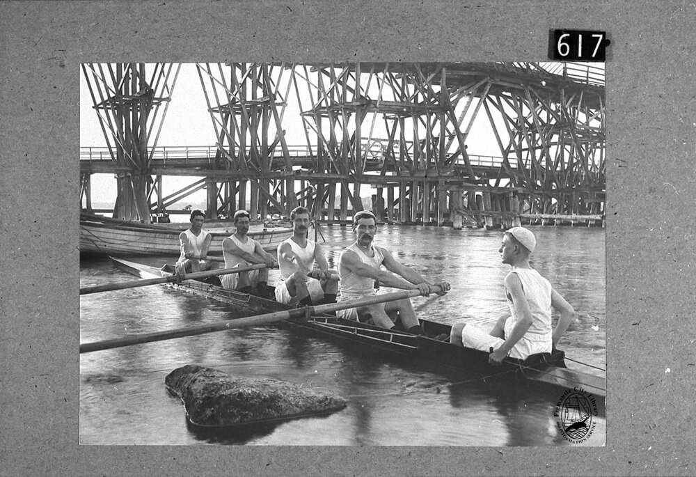 Winners of the Gaynor Trophy, Fremantle Rowing Club Senior Four