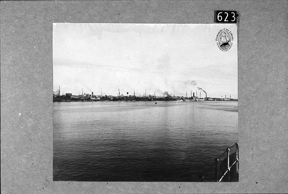 View across the harbour to Victoria Quay