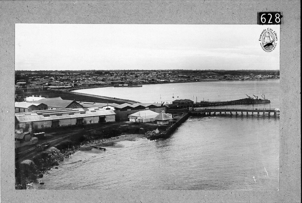 View of Fremantle from Power House stack
