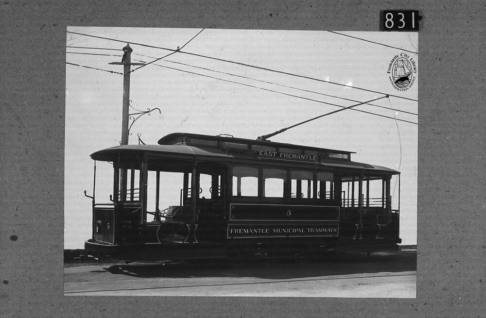 Fremantle Municipal Tramways tramcar