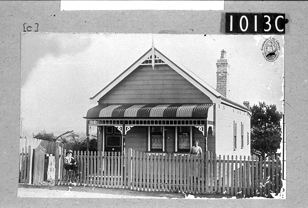 Mrs Grace Rule and son Cyril