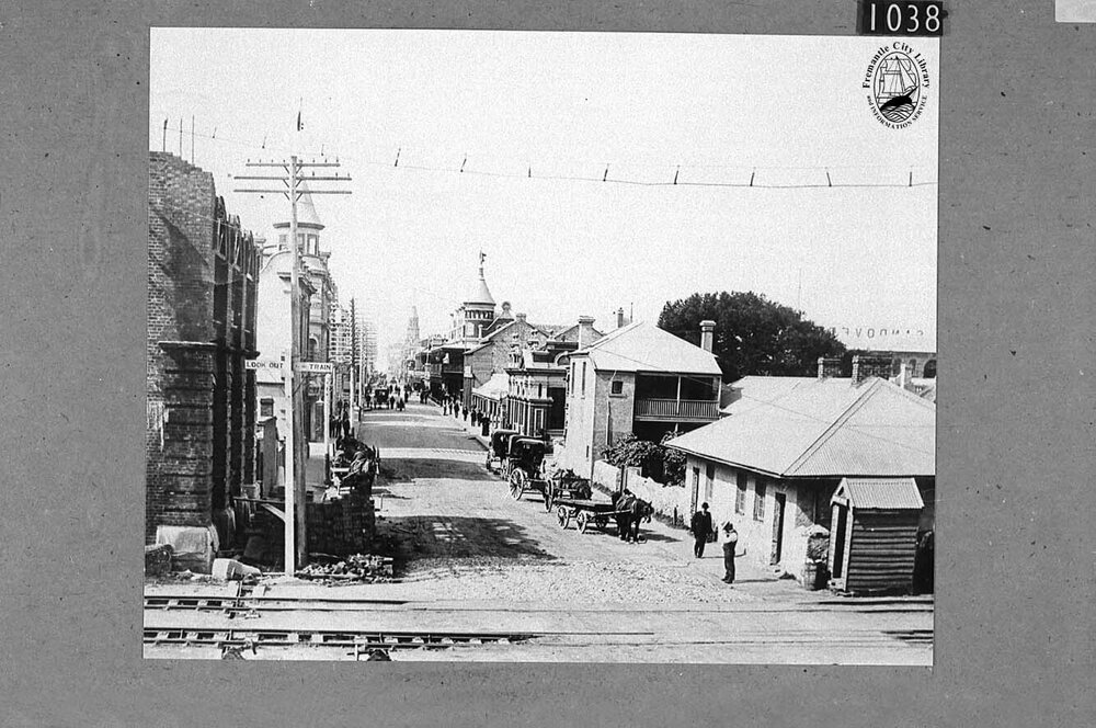 High Street looking East from the railway line
