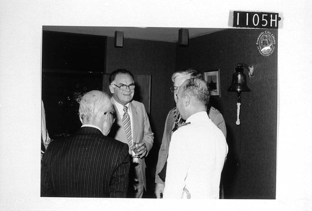 captain Nei is introduced to the City Manager