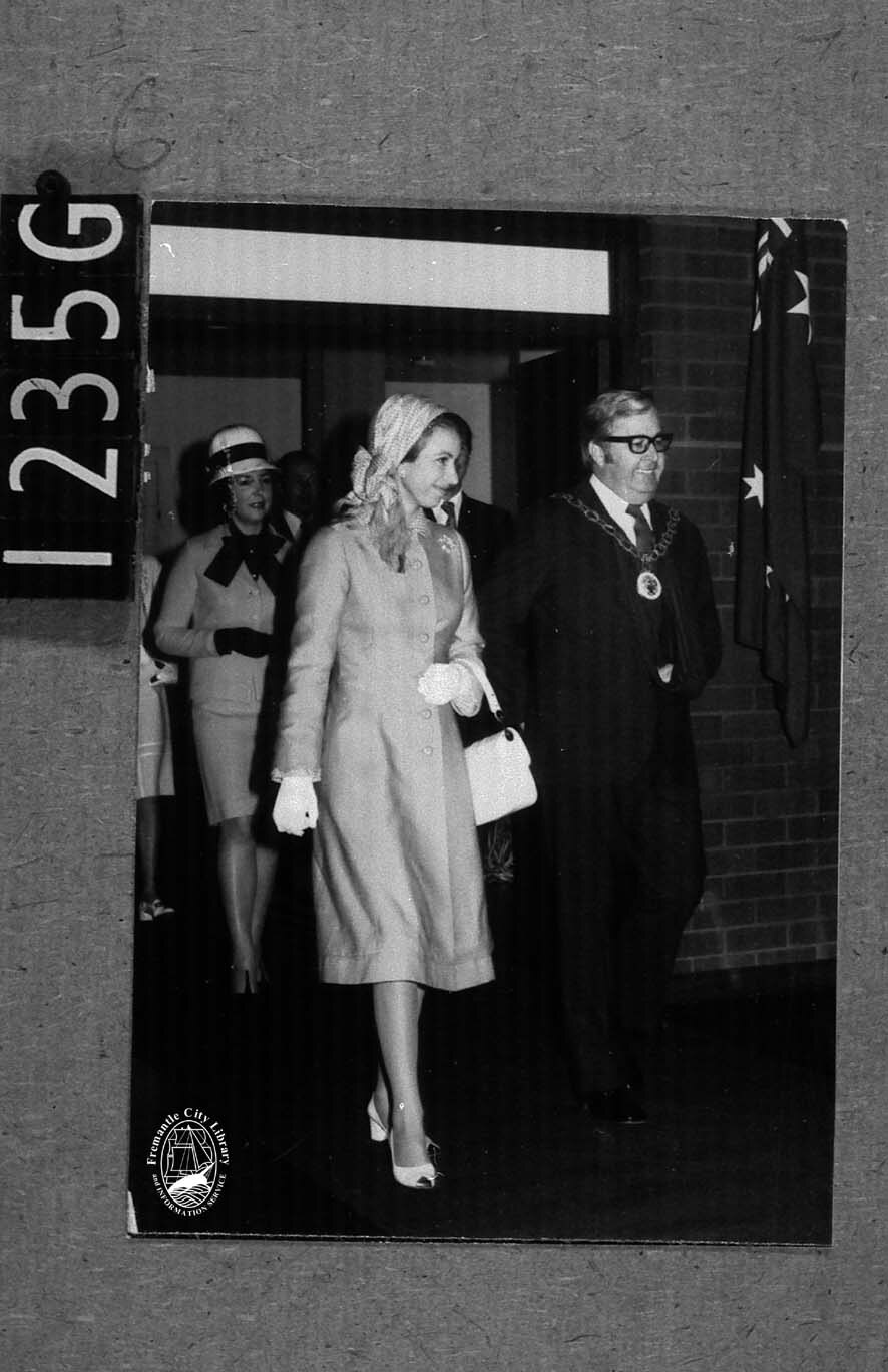 Princess Anne and the Mayor, William McKenzie