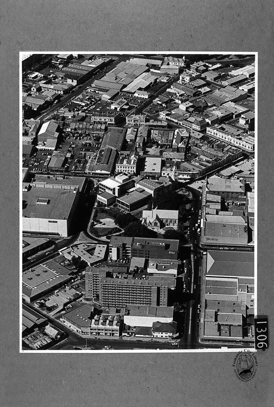 Aerial view of City centre