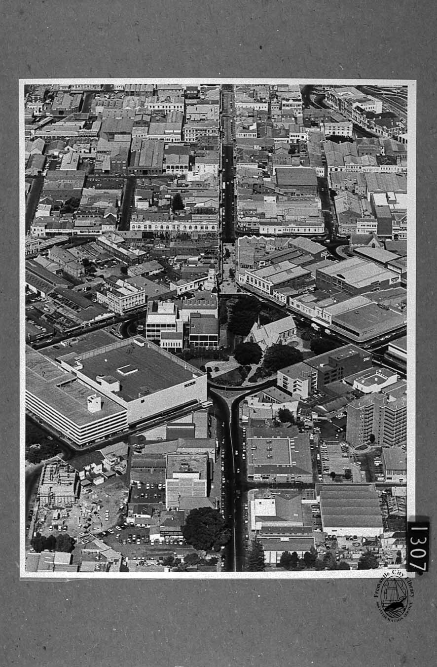 Aerial view of City centre